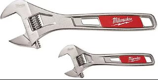 Milwaukee AGN 48-22-7400 Wrench Set Adjacent, 6" & 10"