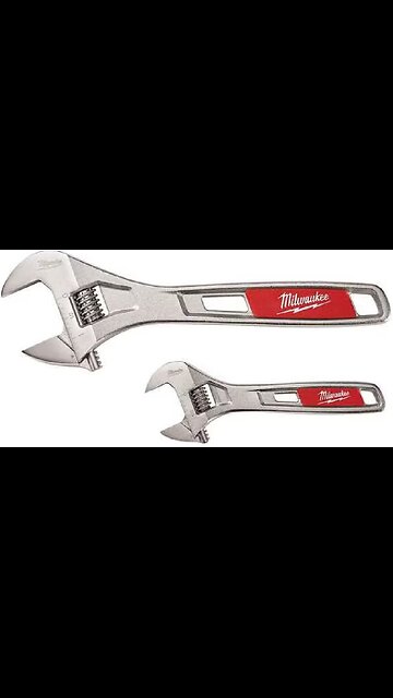 Milwaukee AGN 48-22-7400 Wrench Set Adjacent, 6" & 10"
