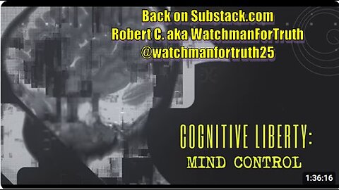 Dominic Halpin's New Documentary by Cognitive Liberty: Mind Control