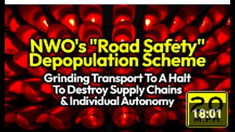 WHO_ UN Plan To Decimate Car Usage & Populations Will Worsen, US Spends $5 BILLION To Attack Drivers
