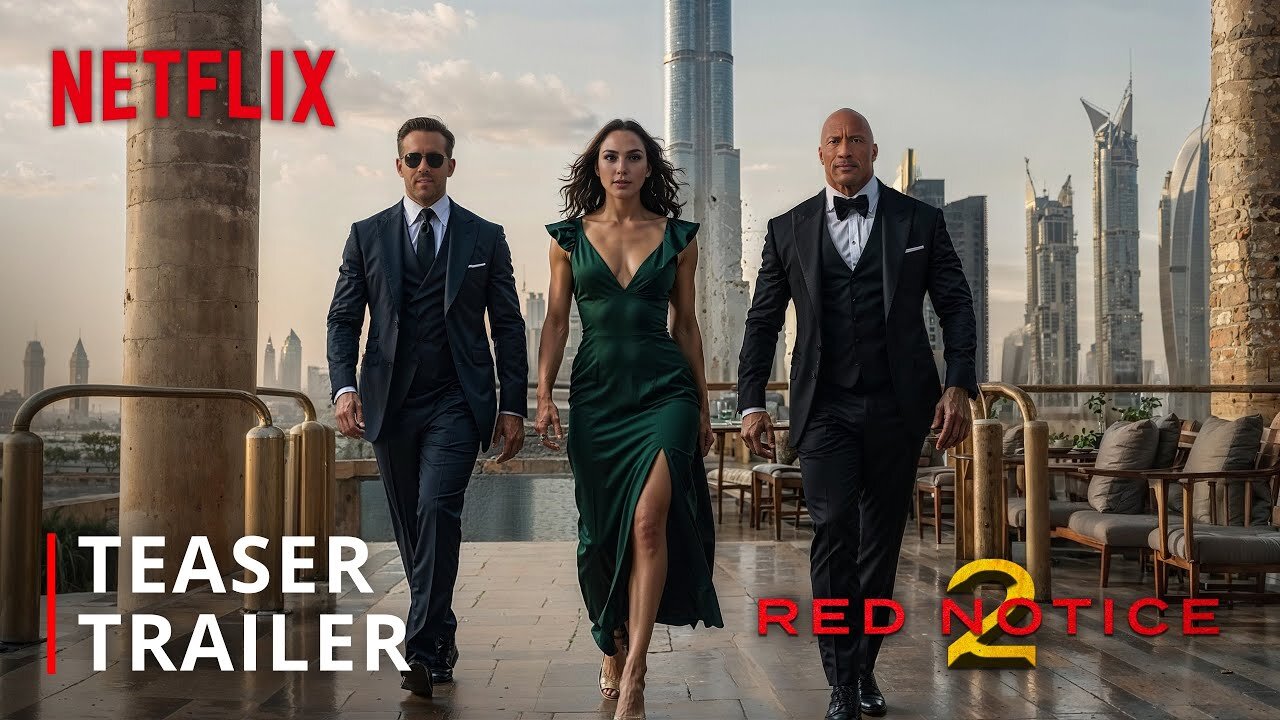 RED NOTICE 2 – Teaser Trailer (2025) Dwayne Johnson, Gal Gadot, Ryan Reynolds | Netflix (4K) Concept