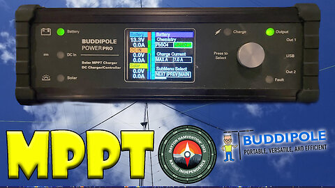 Get Ready to MAXIMIZE Your Solar Power with the BuddiPole PowerPro MPPT Controller