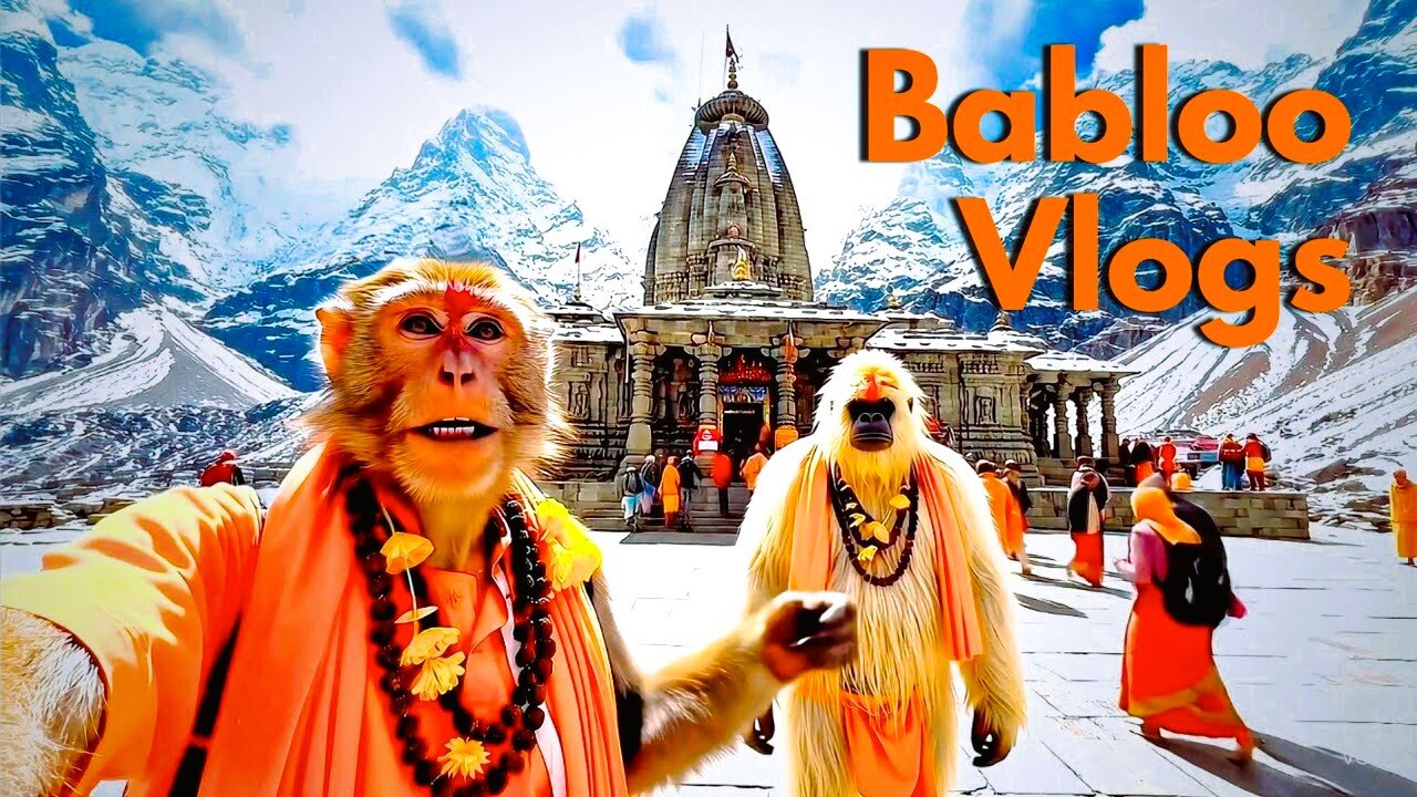 From Haridwar to Kedarnath 🚍 | Babloo & Yeti Spiritual Journey