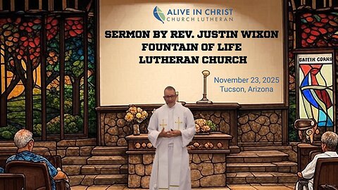 Sermon: by Rev. Justin Wixon