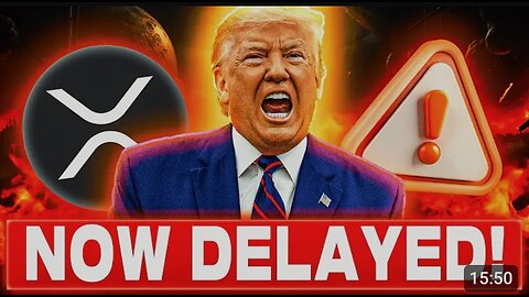 XRP HUGE PROBLEM NOW | THEY JUST DELAYED IT (MUST LISTEN)