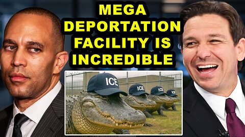 DeSantis Unleashes “Alligator Alcatraz” for Illegals | The Left Is LOSING It