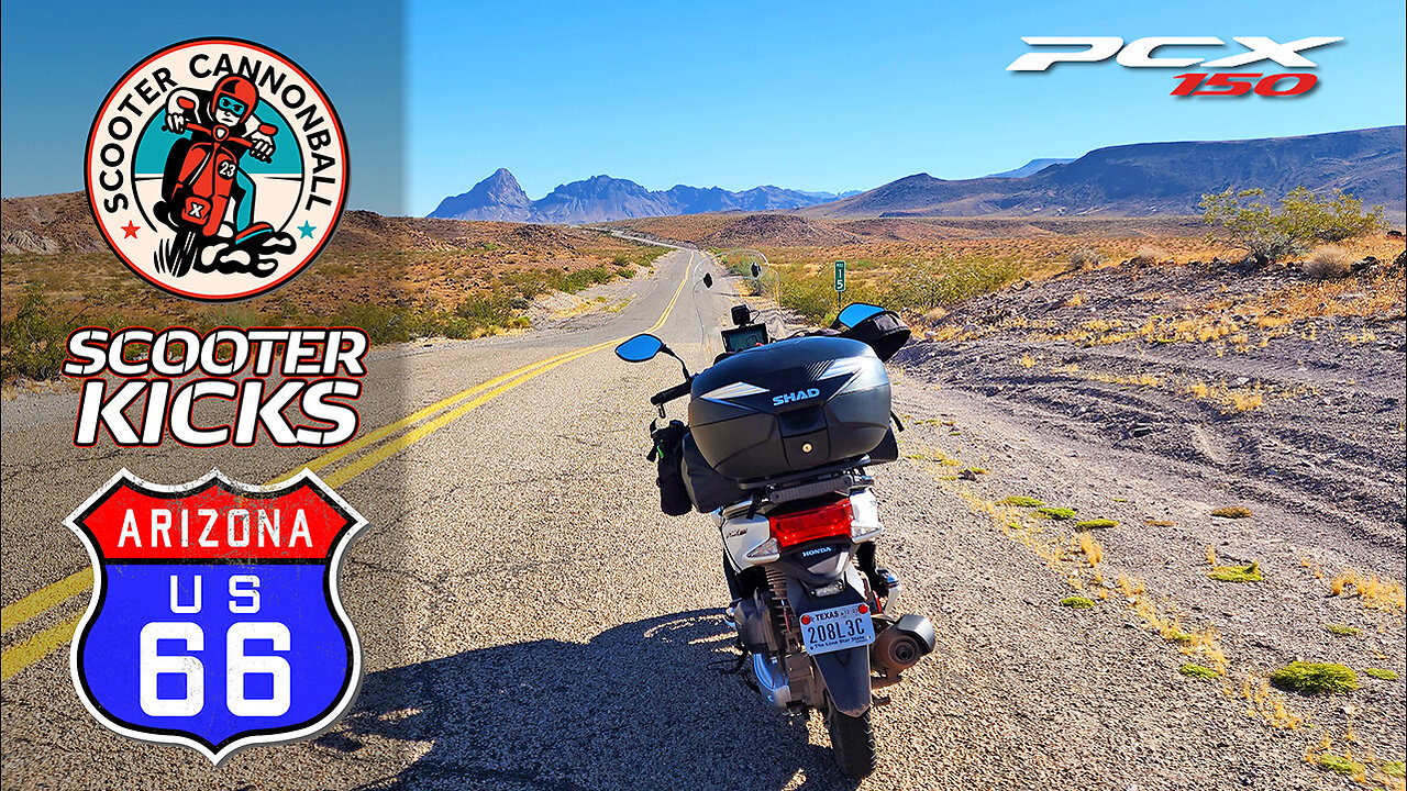 Scooter Cannonball 2023 // Day 2 : Stage 1 on Twisty Old Route 66