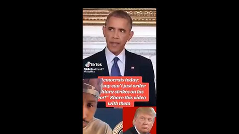 So are you mad at Trump or that he ordered strikes? Hypocrite