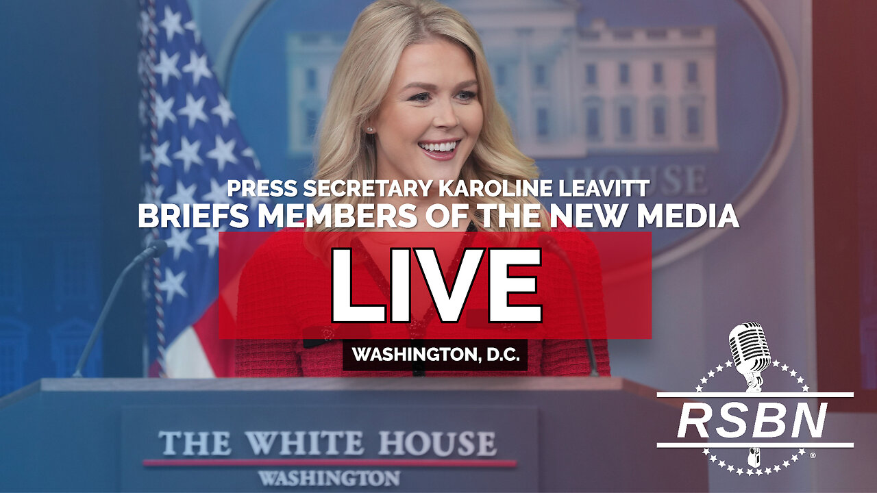 LIVE REPLAY: Press Secretary Karoline Leavitt Briefs Members of the New Media - 4/28/25