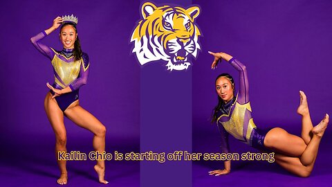 Kailin Chio stepped up big this past weekend for the LSU women's gymnastics team