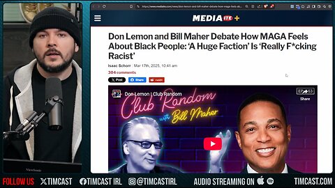 Don Lemon Tells BIll Maher You CANT BE BLACK And Republican, Calls MAGA Racist, Democrats CANT LEARN