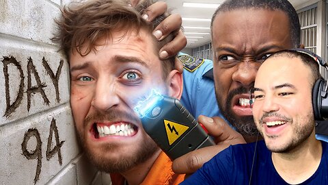 Dario reacts MtBeast | Survive 100 Days In Prison, Win $500,000