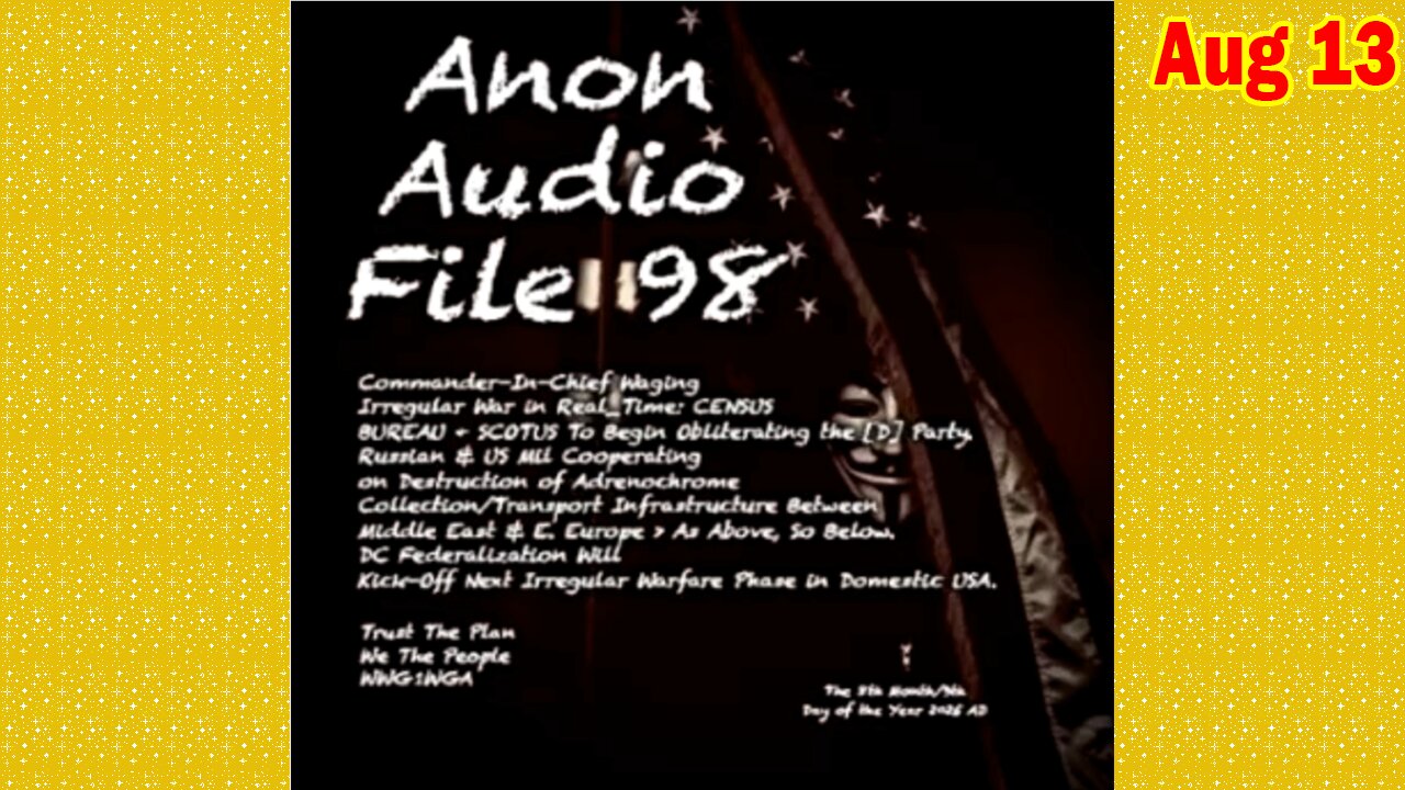 SG Anon Situation Update Aug 13: "Ongoing Criminal Investigations Into [DS] Activities"