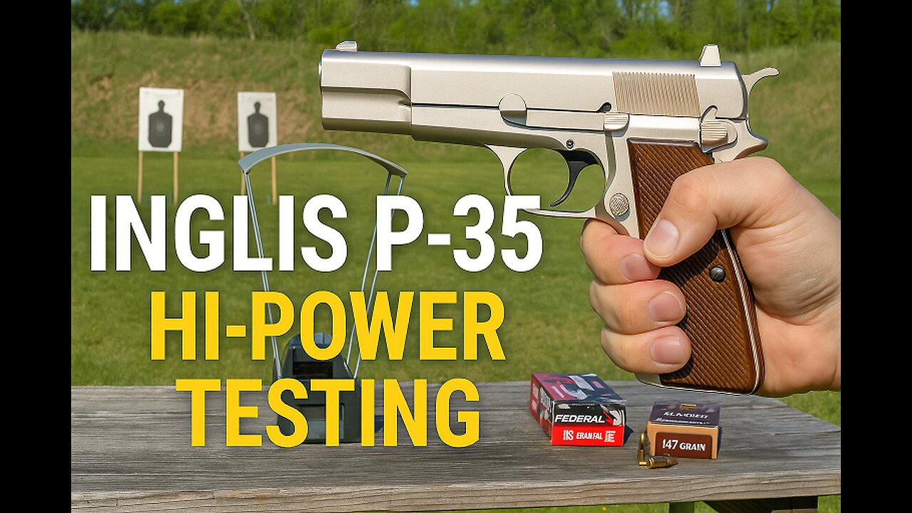 INGLIS P35 HI-POWER: TESTING RANGE AND CARRY AMMO