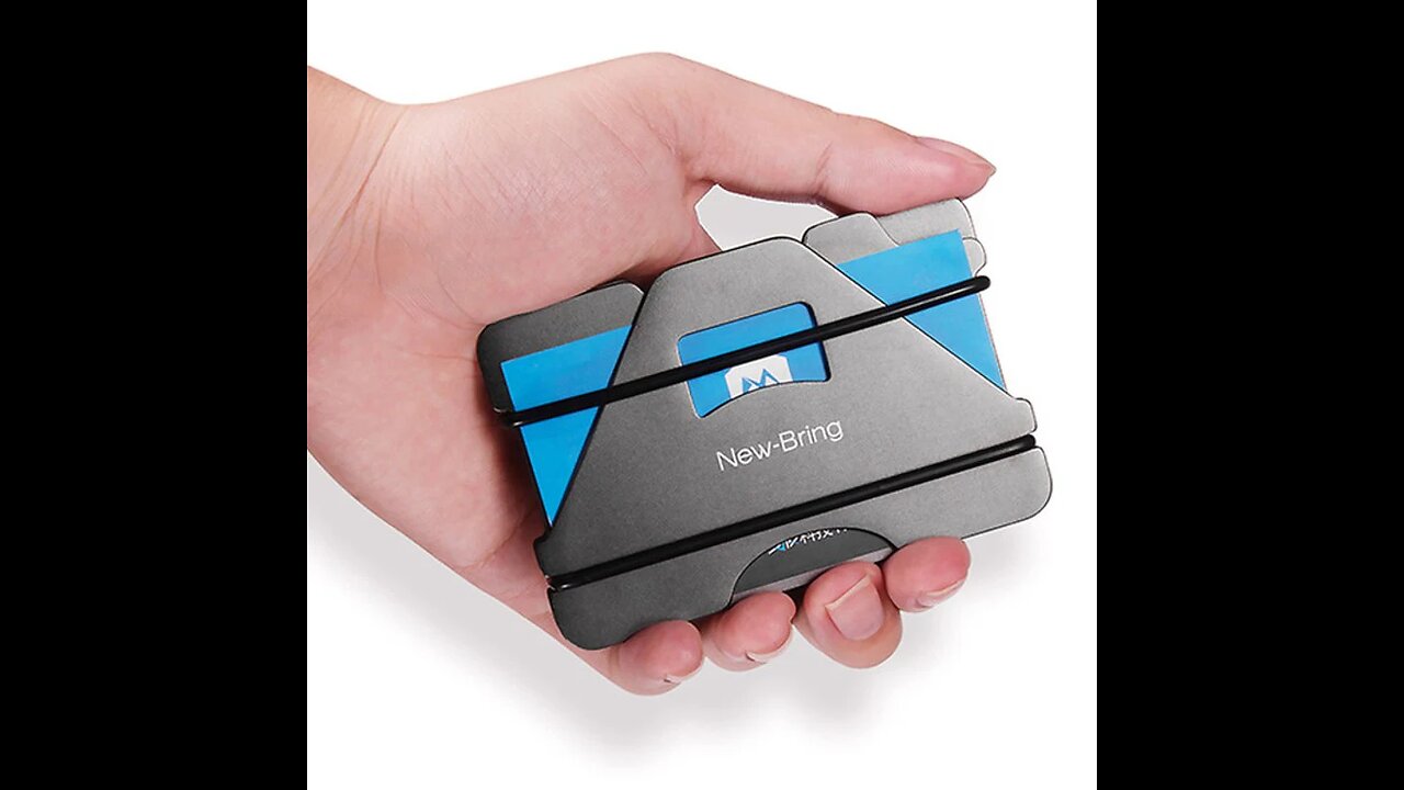 12 Slots Metal Cardholder, with RFID Scan Protection & Bottle Opener, for Men or Women