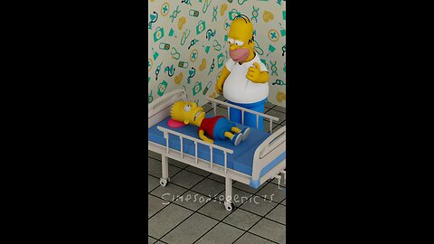 Taking Care of Sick Bart😂💉 #shorts #funny #simpsons”