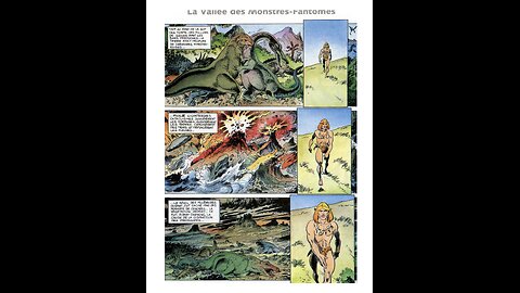 Rahan. Episode 165 By Roger Lecureux. The Valley of Phantom Monsters. A Puke(TM) Comic. 