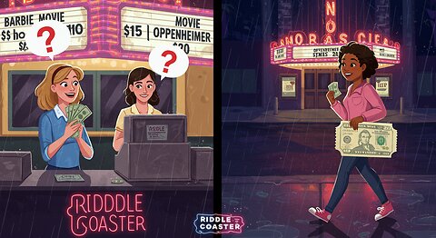 This Sneaky $20 Movie Ticket Riddle Will Test Your Logic — Barbara vs Oprah at the Movies!