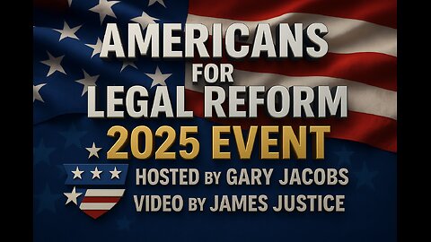 Americans for legal form 2025 event hosted by Gary Jacobs video by James Justice