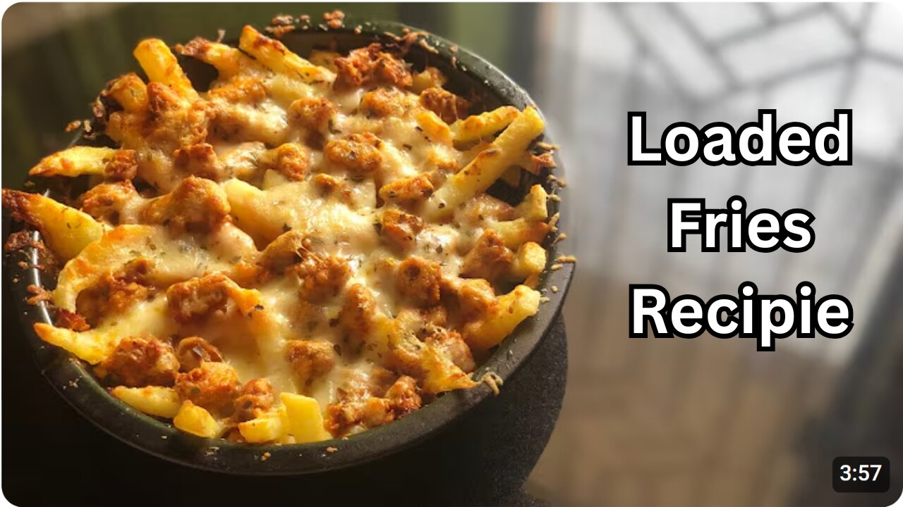 Loaded Fries/Chicken Loaded Fries Recipe | Food Network