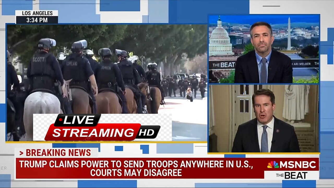See it_ Marine vet blasts Trump deployment of troops to L.A. on live TV (Melber intv)(720P_HD)