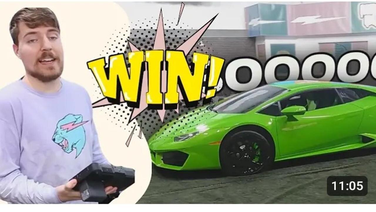 Won A Lamborghini from mrbeast