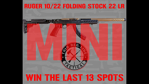 RUGER 10/22 MINI #2 FOR THE LAST 13 SPOTS IN THE MAIN WEBINAR