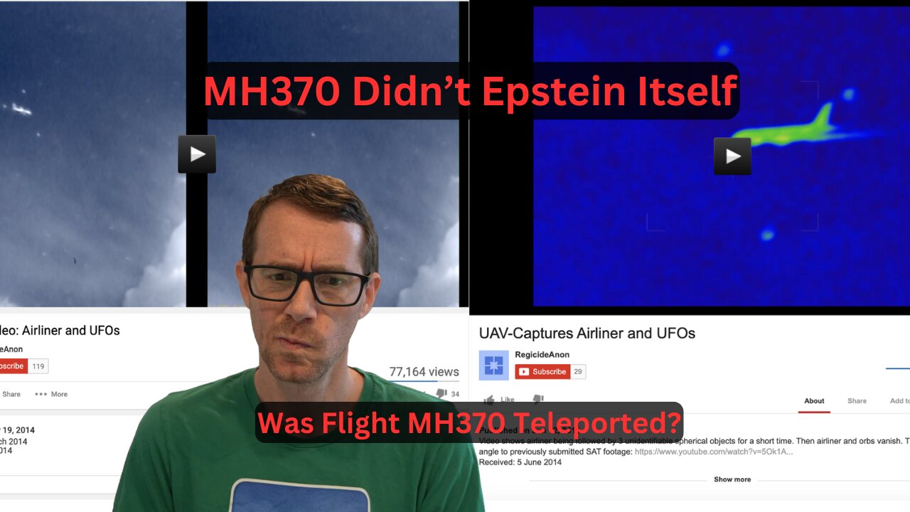 MH370 Didn't Epstein Itself - Was the plane Teleported?
