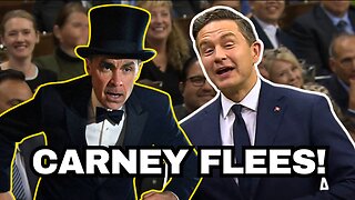 Mark Carney RUNS AWAY From Pierre Poilievre In Parliament AGAIN!