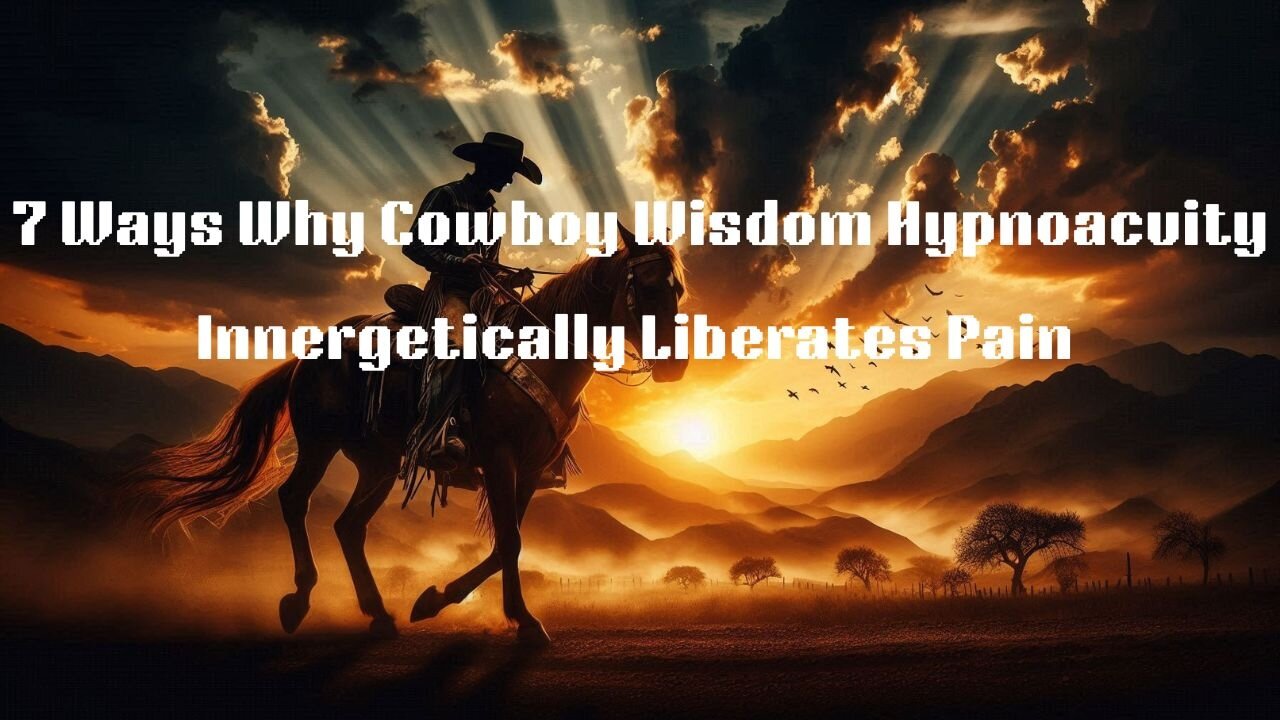 7 Ways Why Cowboy Wisdom Hypnoacuity Innergetically Liberates Pain