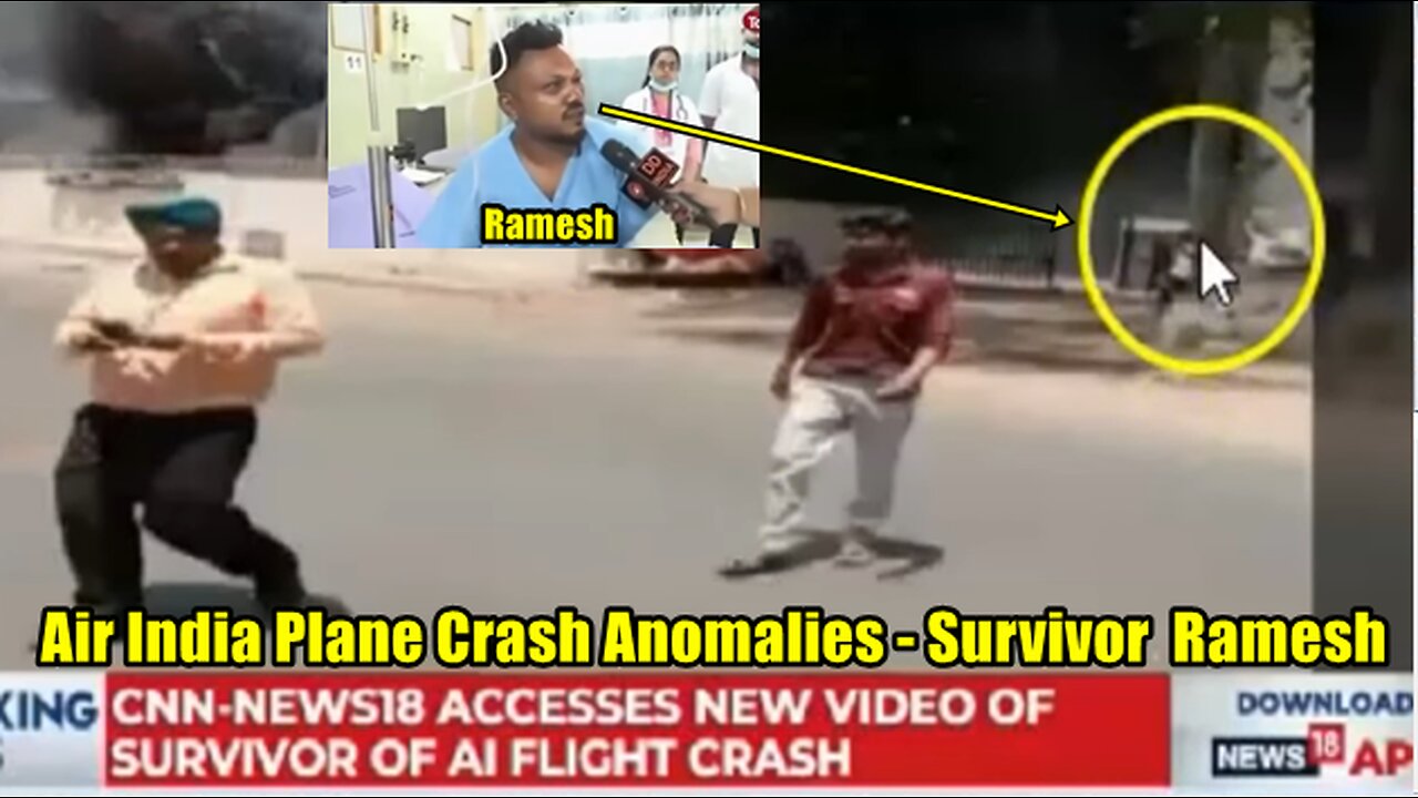 Air India Plane Crash Anomalies - Survivor Ramesh