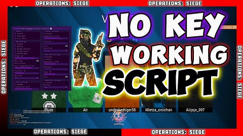 Operation Siege Script 2025 – Aimbot, Silent Aim, ESP, Admin Tools (Roblox Hack)