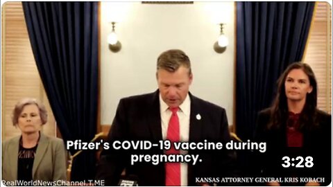 "Kansas AG Sues Pfizer Over Alleged COVID Vaccine Misinformation"