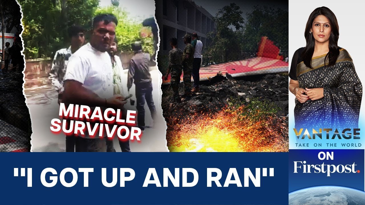 Man Miraculously Walks Out After Deadly Air India Crash _ Vantage With Palki Sharma _ N18G
