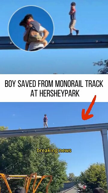 Boy rescued after walking alone on Hersheypark monorail track #Hersheypark #Pennsylvania #japd