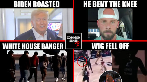 Trump Roasts Biden's Golf, Joey Swoll Bows to Woke Outrage Mob, CBP App Video, WNBA Wig Fiasco