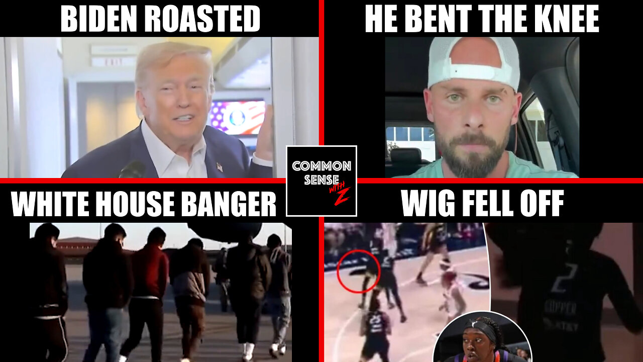 Trump Roasts Biden's Golf, Joey Swoll Bows to Woke Outrage Mob, CBP App Video, WNBA Wig Fiasco