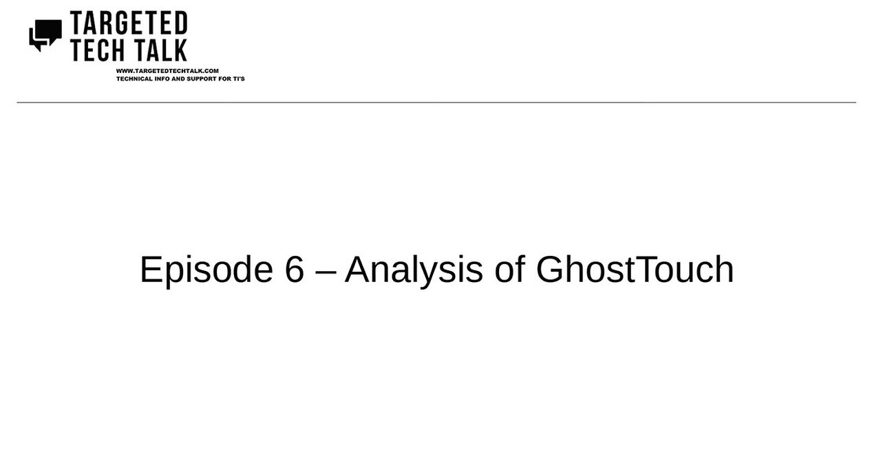 Episode 6 - GhostTouch