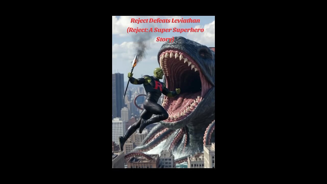 Reject Defeats Leviathan (Reject: A Super Superhero Story)