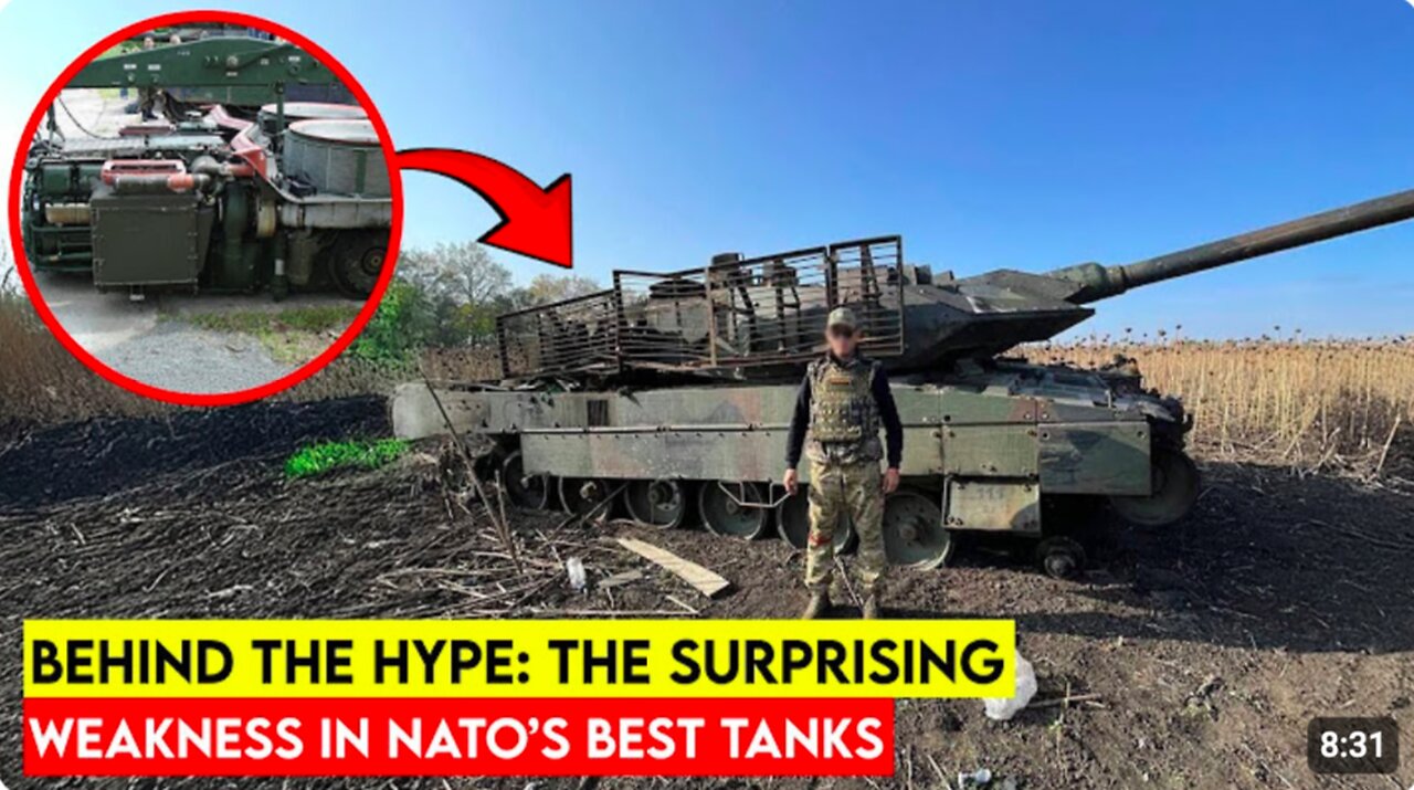 Western trophies tested: Russia uncovers flaws in captured NATO tanks!