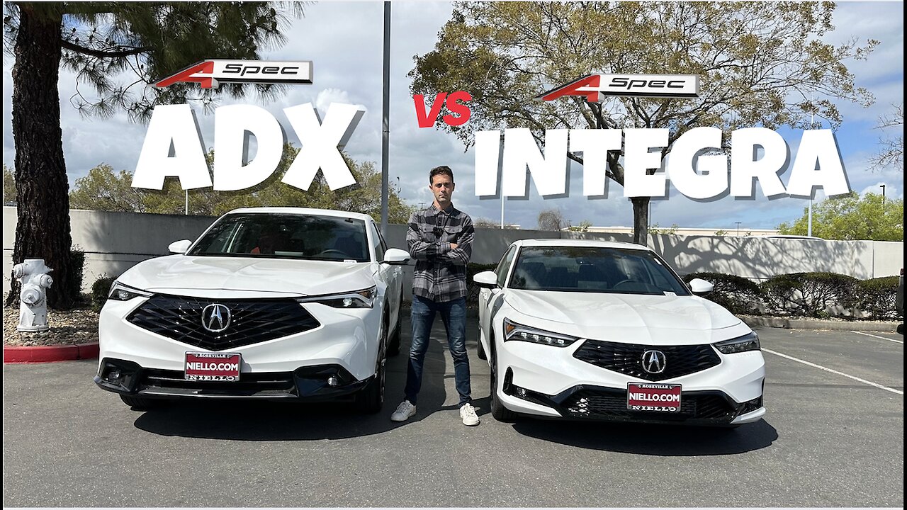 Comparing the 2025 Acura ADX A-Spec vs Acura Integra A-Spec