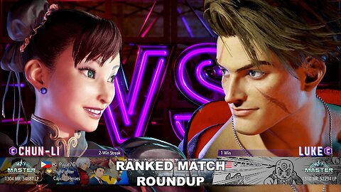 Kuya Kalbo SF6 Ranked Match Roundup. Chun Li Master Rank [Hori Fight Stick]