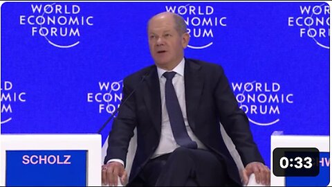 "German Chancellor Olaf Scholz Comments on Elon Musk at WEF"