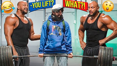 FAKE WEIGHTS in gym PRANK... ｜ ANATOLY pretended to be a Beginner #13
