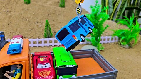 DIY_tractor_mini_truck_Road_roller_for_making_modern_concrete_road_construction_science_project