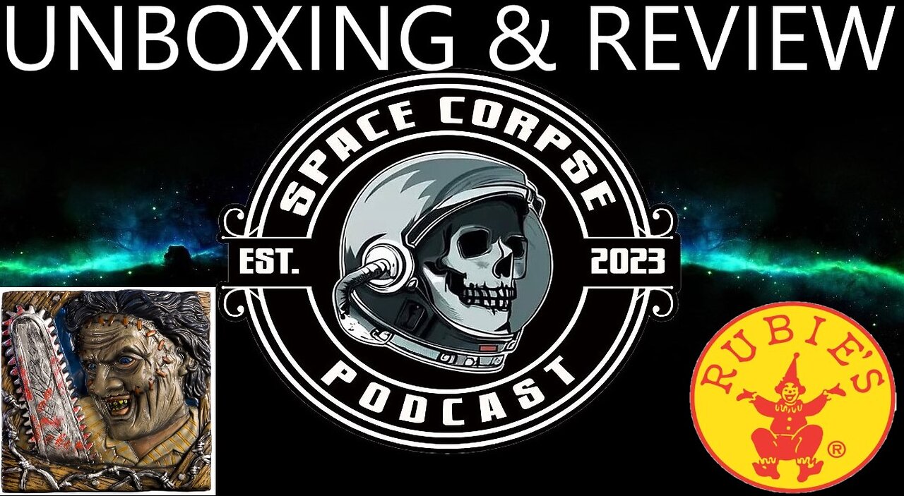 Rubies Texas Chainsaw Massacre Leatherface wall hanger from Jay Bug - REVIEW | Space Corpse Podcast