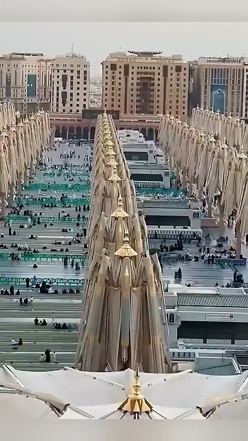 Parasols In Saudi Arabia That Shield People From The Intense Sun