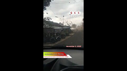 #Indonesia #Java #Malang #tornado #storm #naturaldisasters #weather #climate #destruction #anomalу