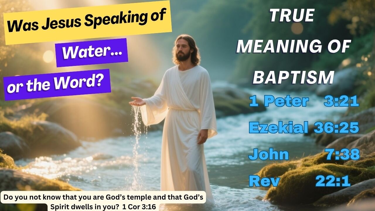 Baptism of the Heart: Not Water, but the Word