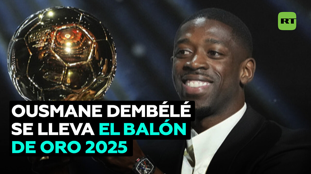 El francés Ousmane Dembélé gana el Balón de Oro 2025